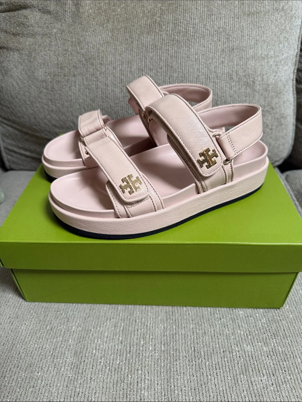 Tory Burch Blush Pink Kira Sport Sandals